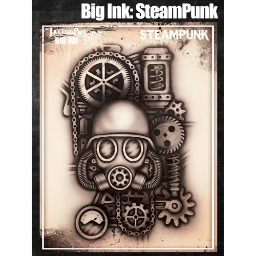 Airbrush Tattoo Pro BIG SteamPunk (BIG SteamPunk)